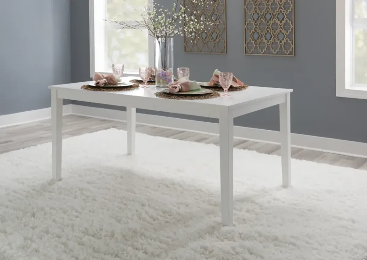 Powell Maggie Dining Table White