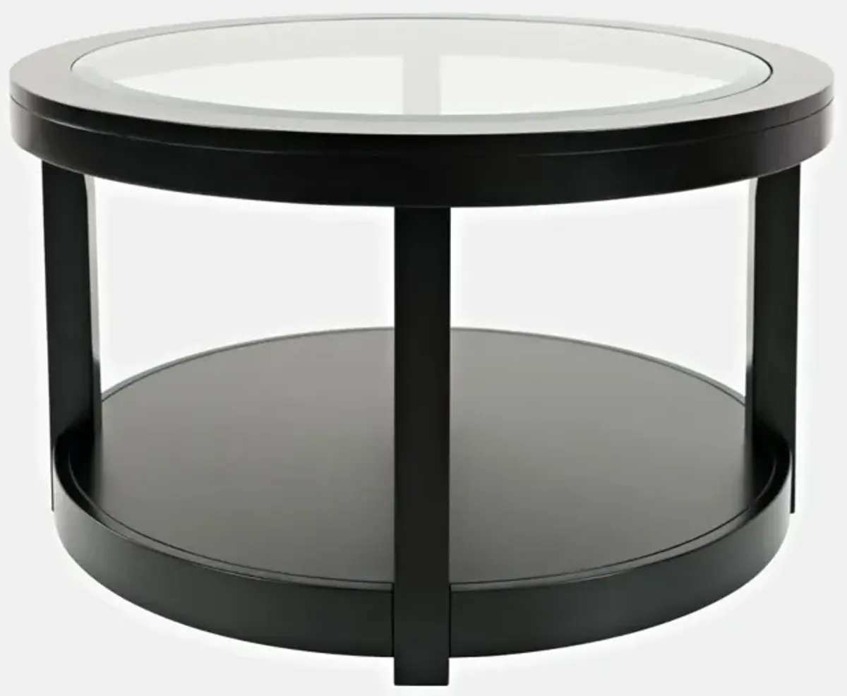 URBAN ICON ROUND COCKTAIL TABLE BLACK