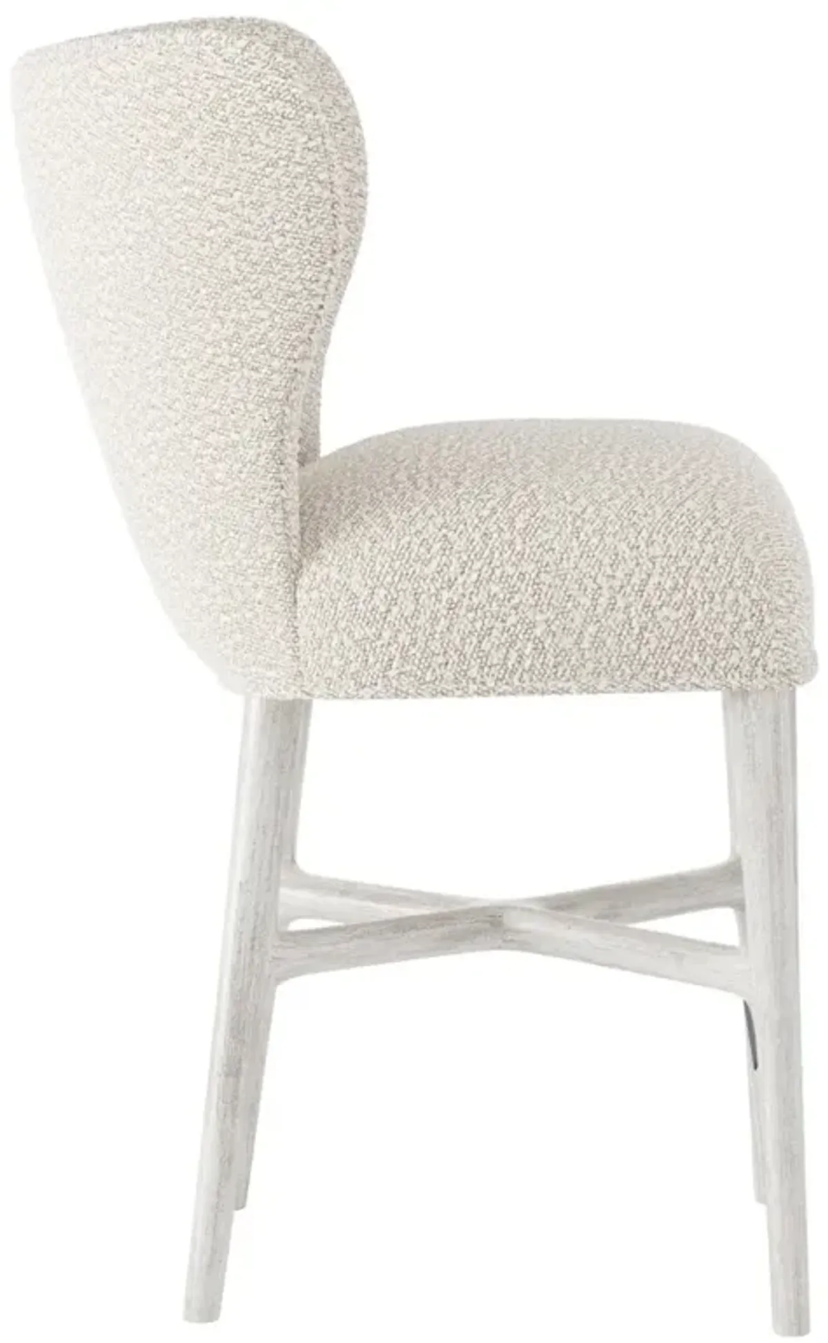 Bernhardt Kemp Wire Brushed Fabric Counter Stool