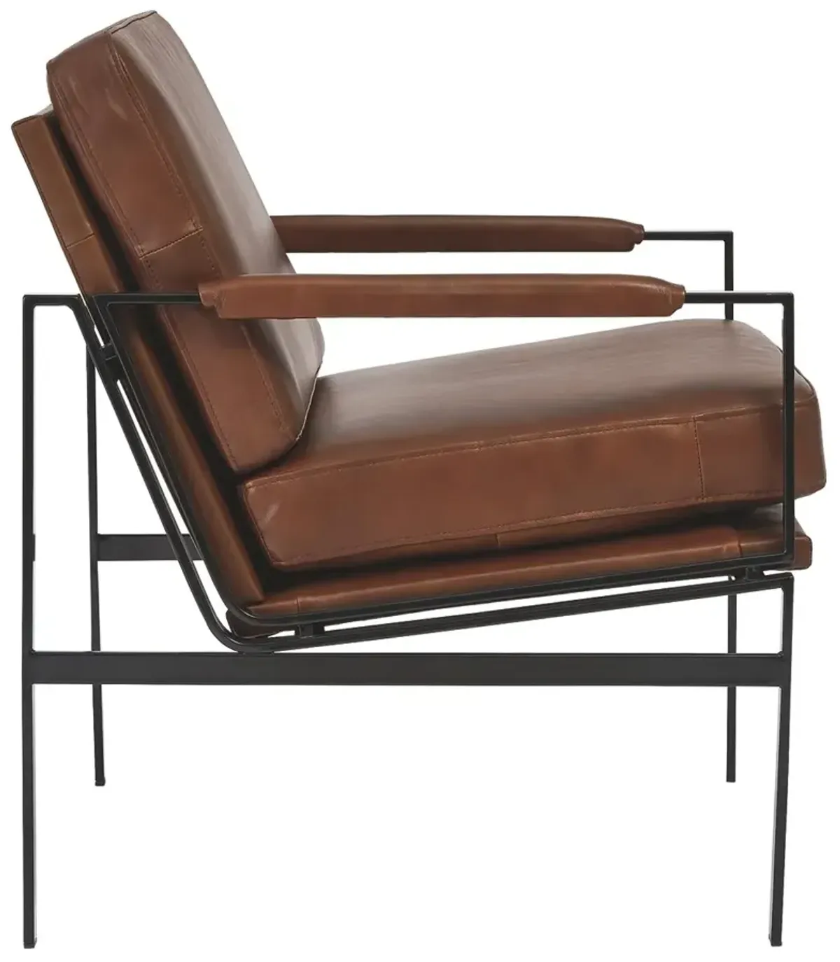 Ashley Puckman Brown Accent Armchair