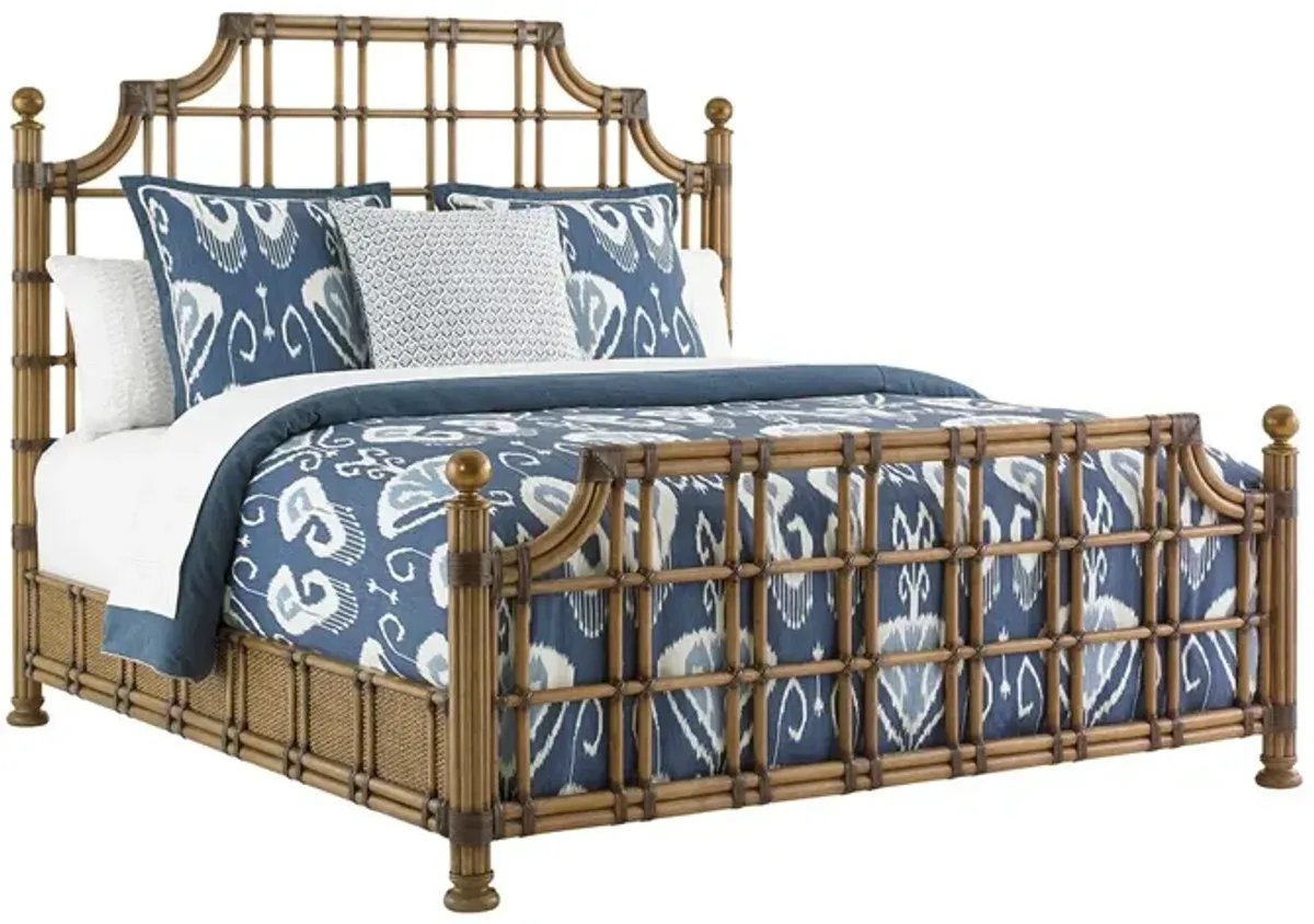 Tommy Bahama Home by Lexington Twin Palms St. Kitts Rattan Bed King