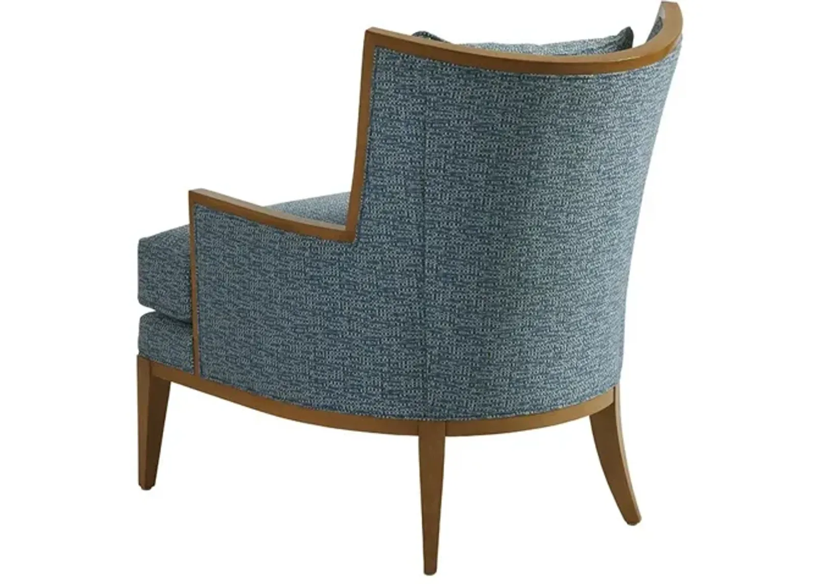 Barclay Butera Upholstery by Barclay Butera Atwood Chair with Blue/Textured Fabric