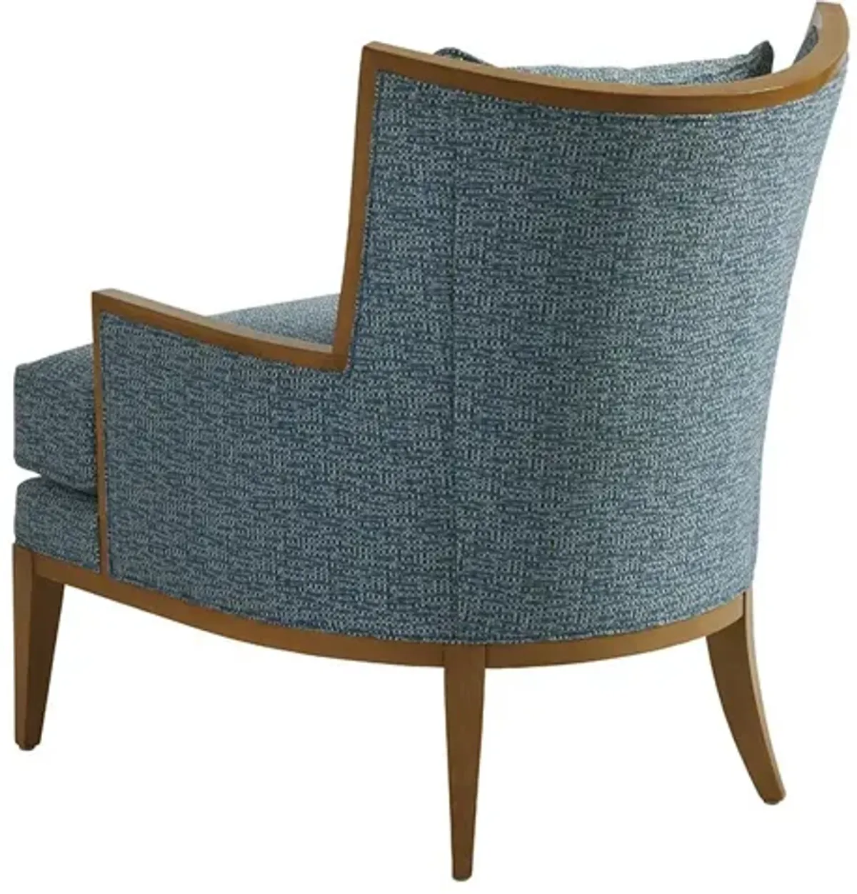 Barclay Butera Upholstery by Barclay Butera Atwood Chair with Blue/Textured Fabric