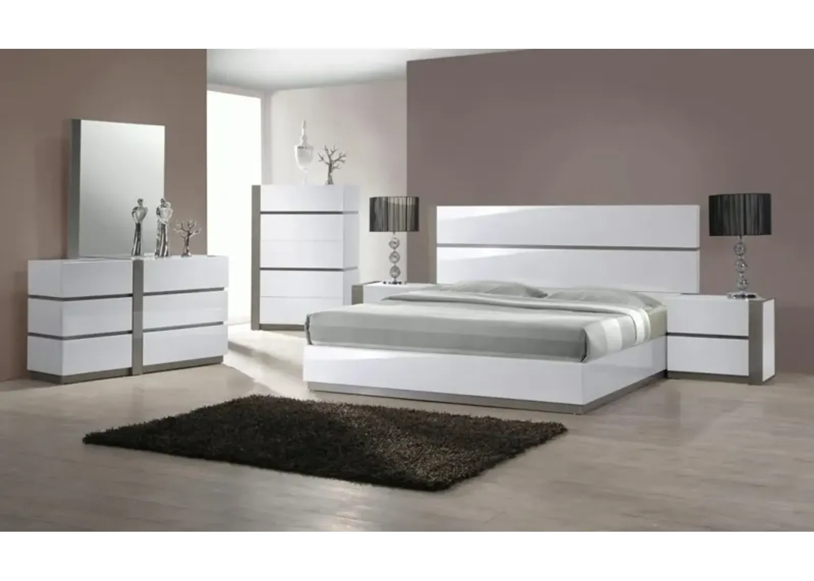 Chintaly Manila Modern 5-Piece Queen-Size Bedroom Set