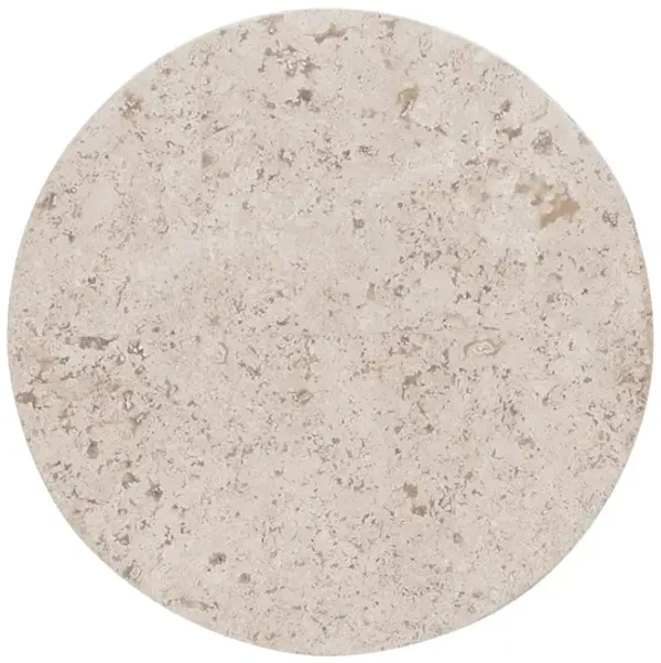 Hooker Furniture Commerce & Market Travertine Stone Accent Table