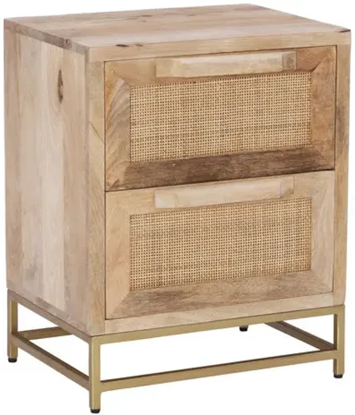 Powell Janie Rattan Cabinet 2-Drawers