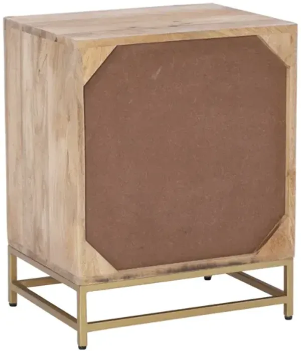 Powell Janie Rattan Cabinet 2-Drawers