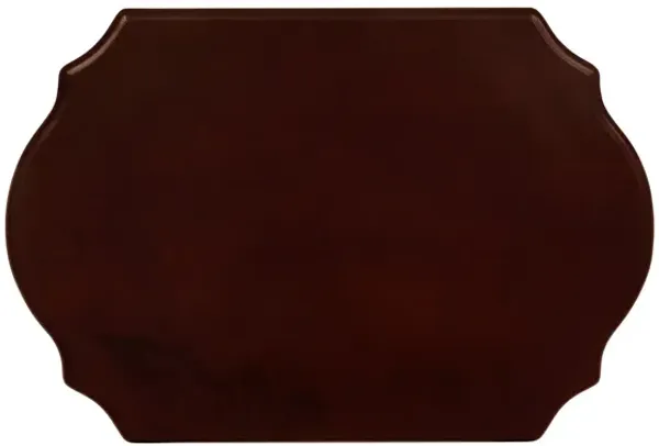 Linon Ledda Folding Snack Tray Espresso