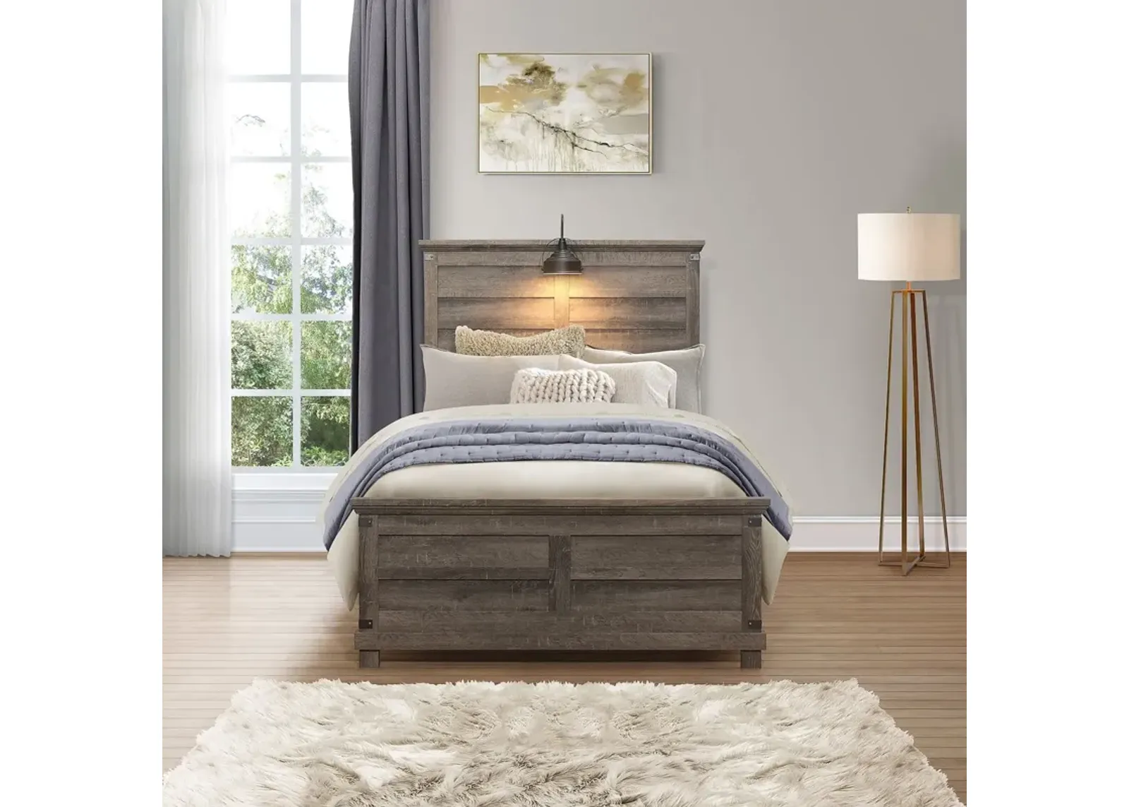 Liberty Furniture Lakeside Haven Brownstone Full Panel Bed