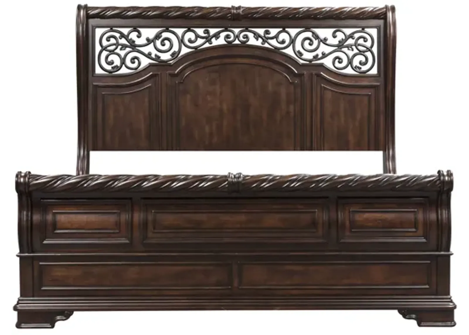 Liberty Furniture Complete California King Set Sleigh Bed, Dresser, Mirror & Chest Arbor Place