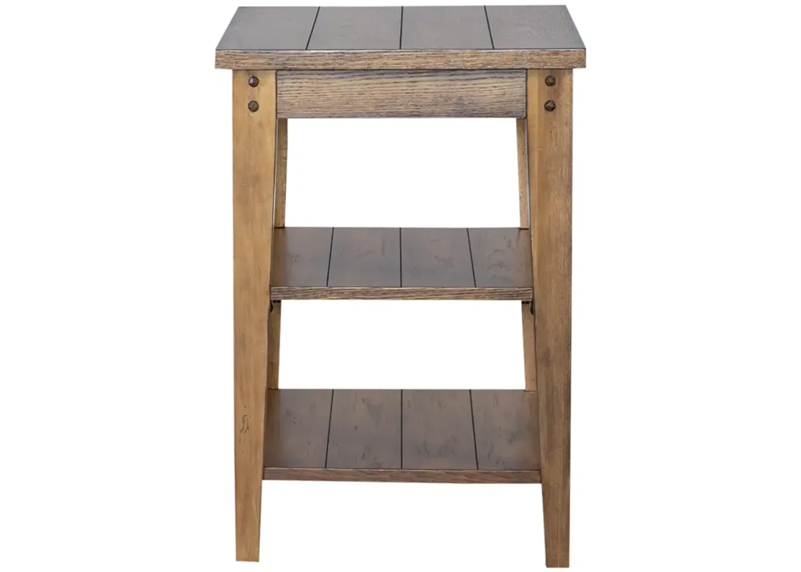 Liberty Furniture Tiered Oak Occasional Table Lake House