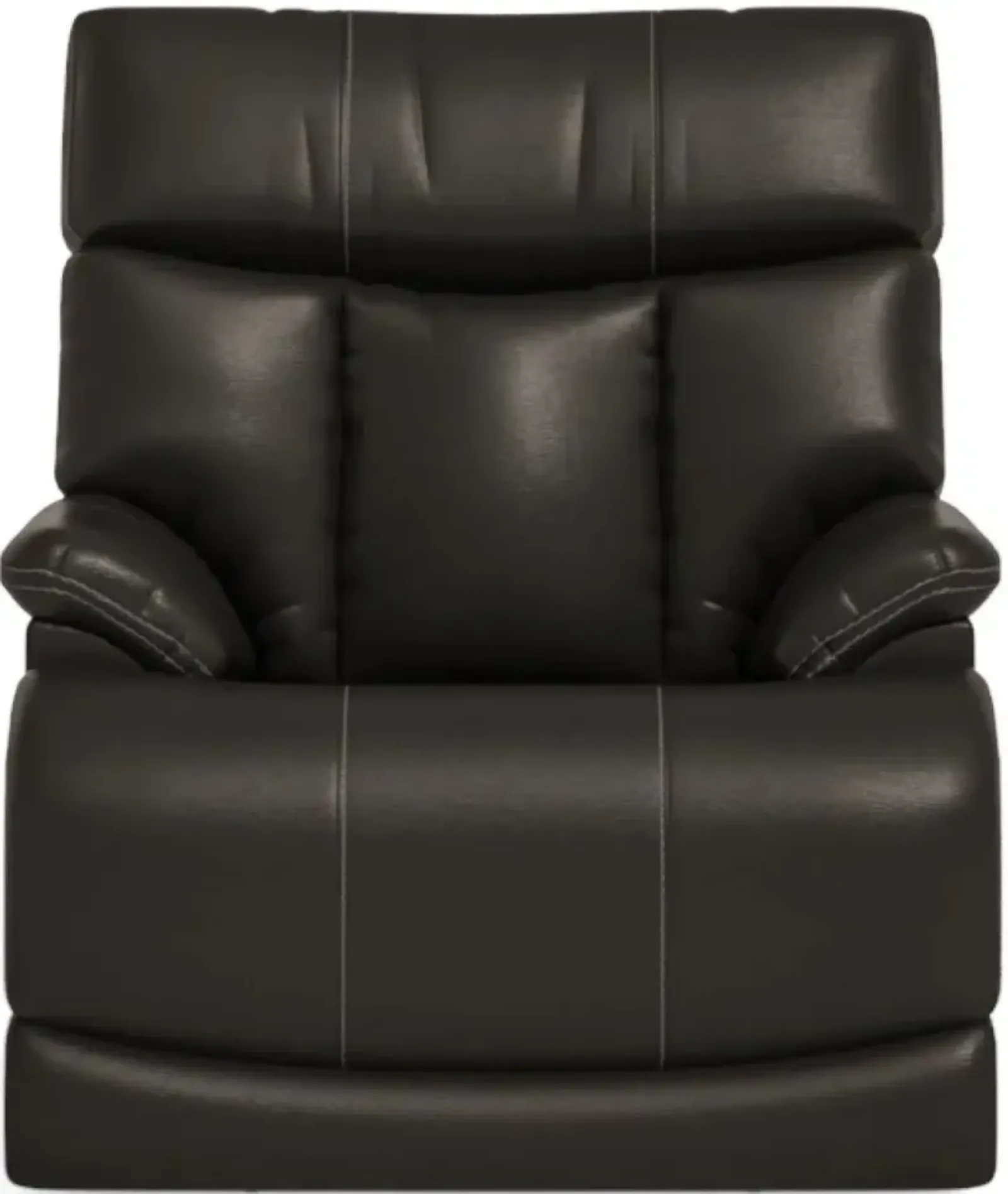 Flexsteel Clive Black Power Recliner with Power Headrest & Lumbar