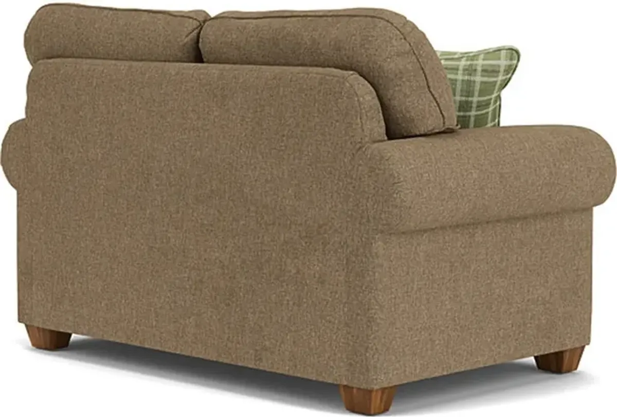 Flexsteel South Haven Brown Mocha Loveseat