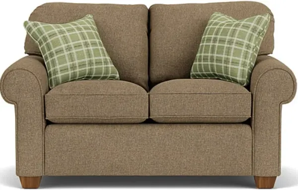 Flexsteel South Haven Brown Mocha Loveseat