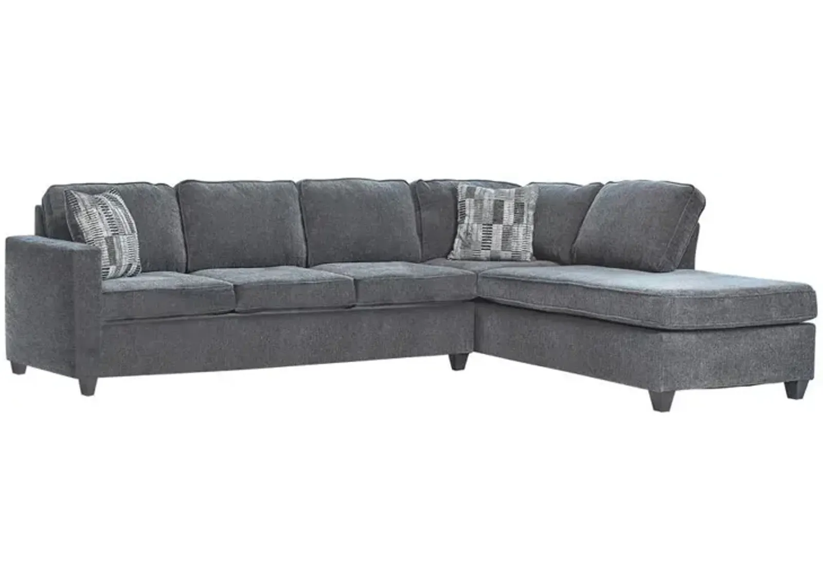 Coaster Mccord Upholstered Track Arm Sectional Sofa Dark Grey