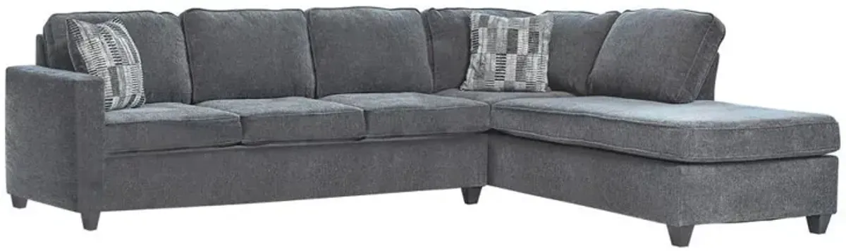 Coaster Mccord Upholstered Track Arm Sectional Sofa Dark Grey