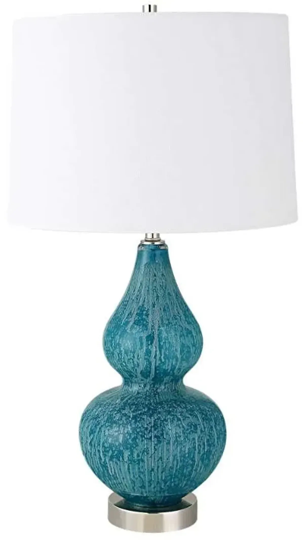 Uttermost Avalon Blue-Green/Light Blue/White Table Lamp