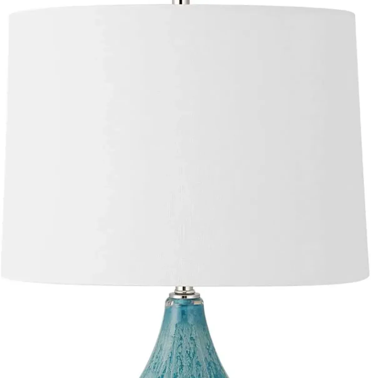 Uttermost Avalon Blue-Green/Light Blue/White Table Lamp