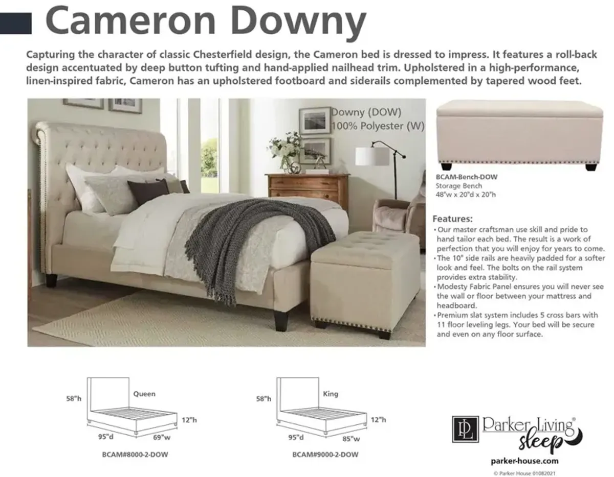 Parker House Cameron Collection Downy Natural King Headboard