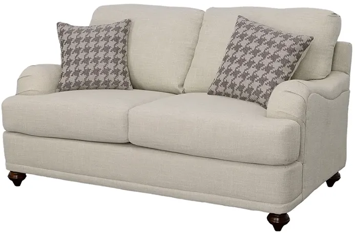 GLENN LOVESEAT LIGHT GREY/GREY GLENN COLLECTION