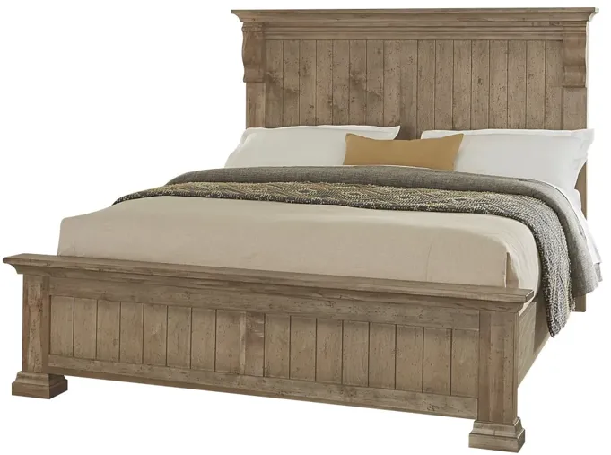 CARLISLE WARM NATURAL CORBEL QUEEN HEADBOARD