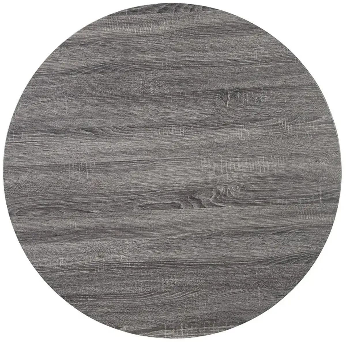 Ashley Centiar Gray/Black Round Dining Room Table