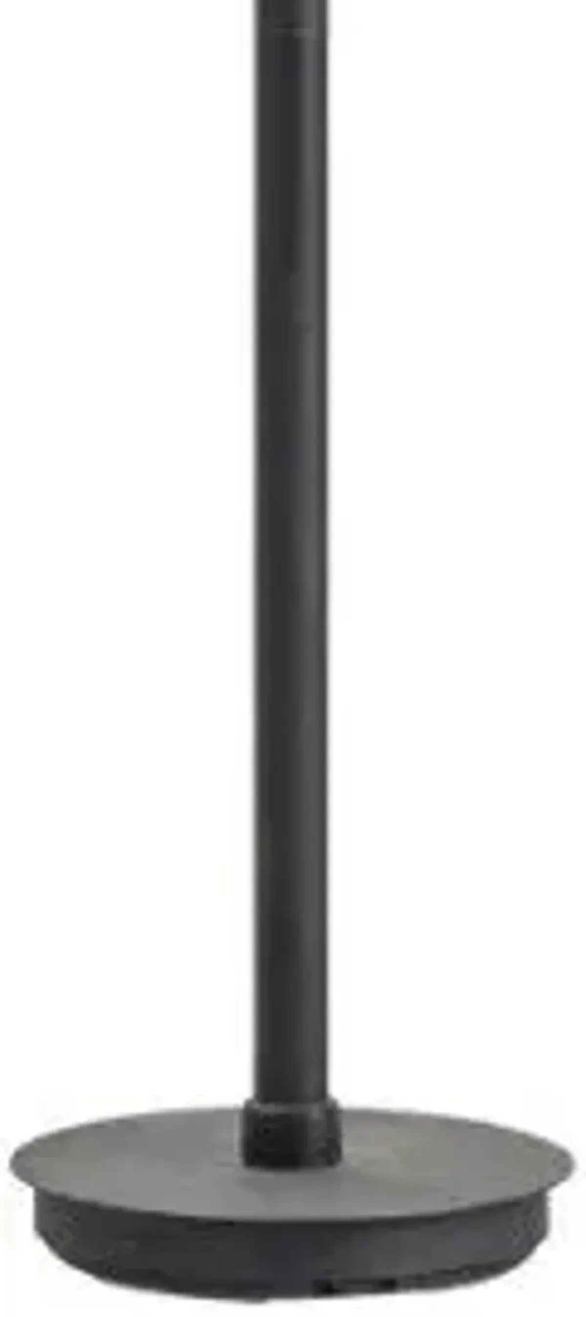 Crestview Fire Catcher Black Floor Lamp