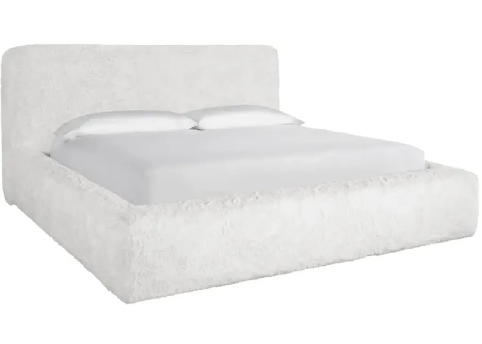 Universal Modern Farmhouse Highland White King Bed