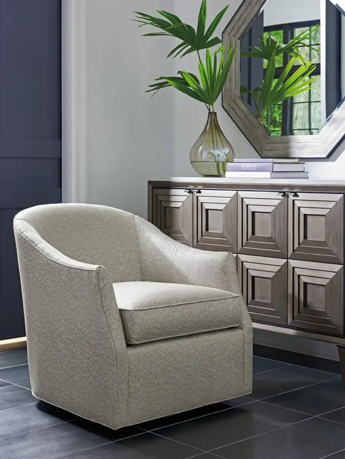 Ariana by Lexington Escala Swivel Armchair