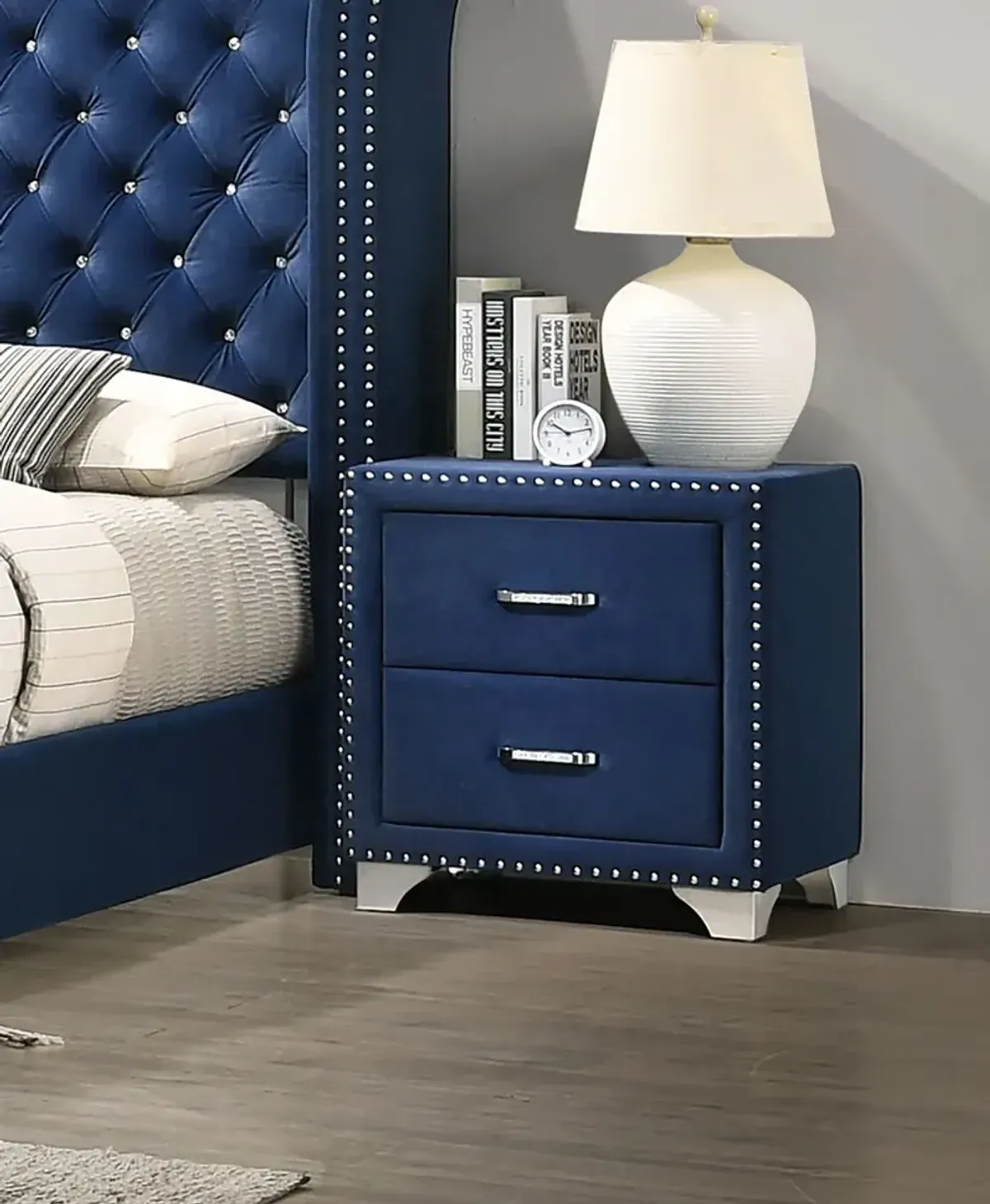 MELODY NIGHTSTAND BLUE