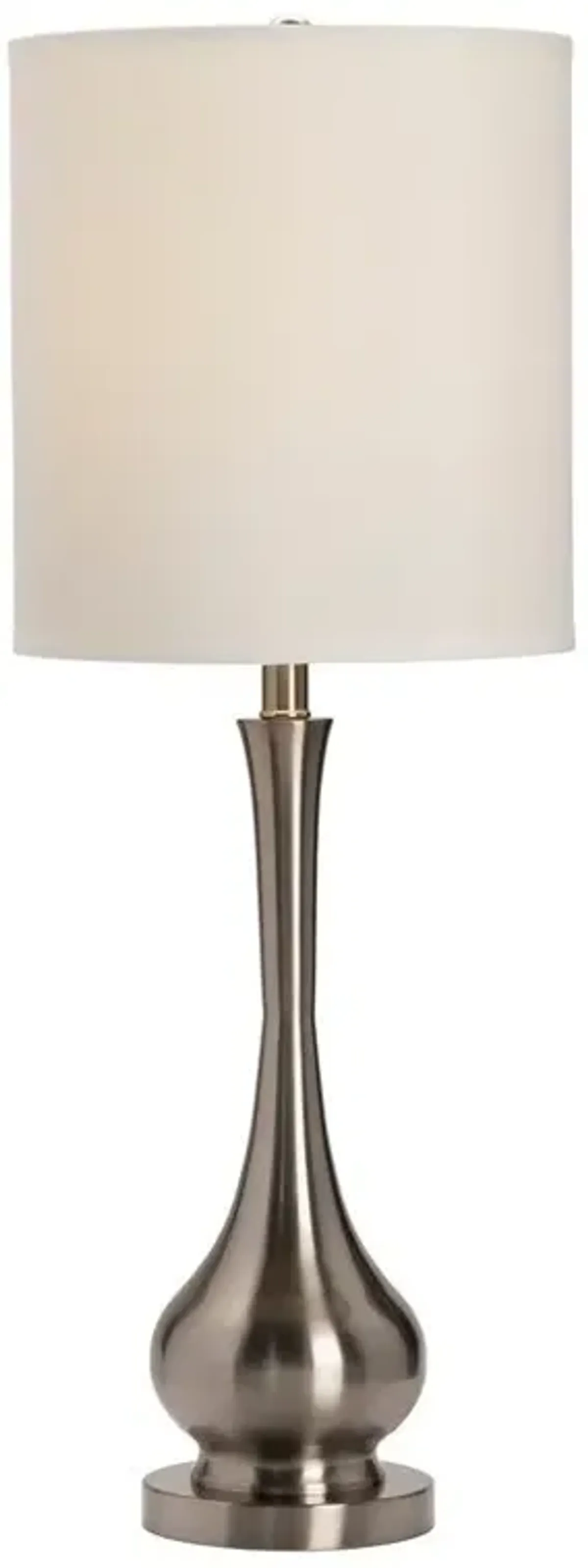 Crestview Camden Brushed Nickel Table Lamp