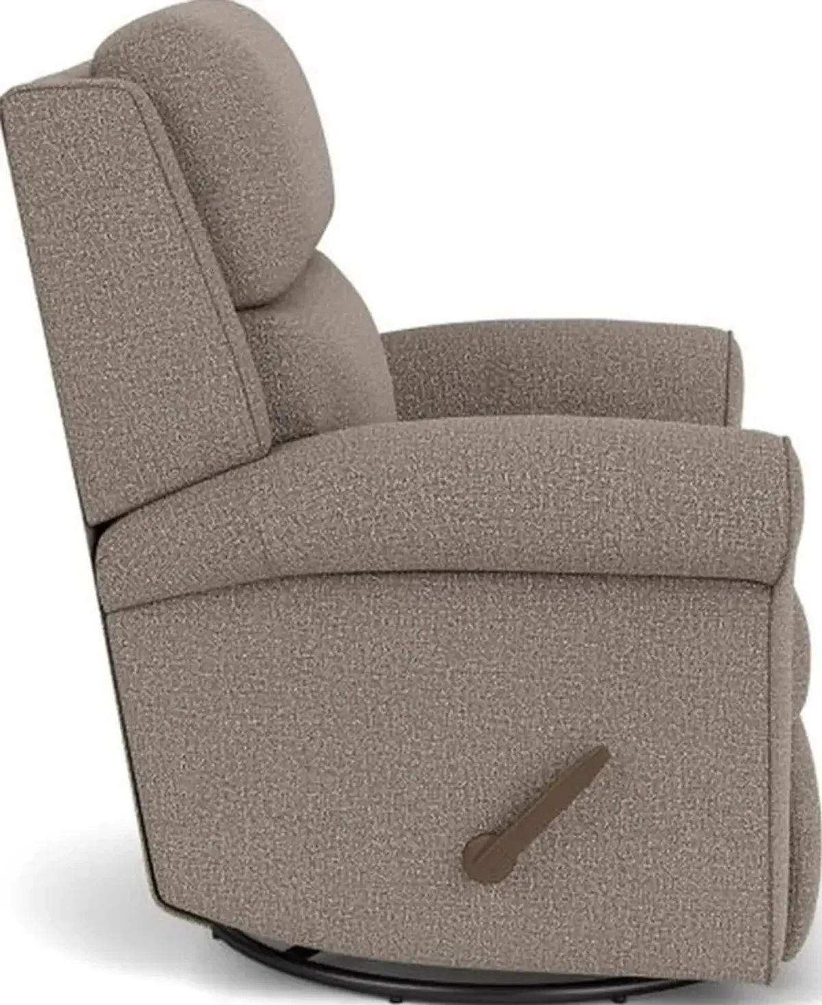 Flexsteel Belle Granite Swivel Gliding Manual Recliner