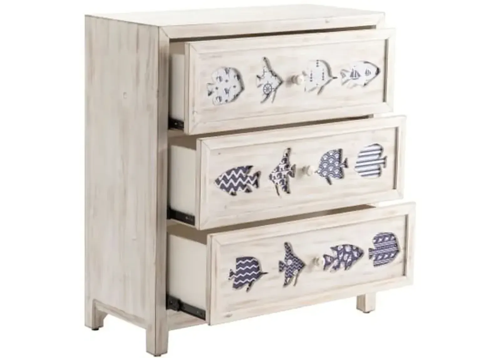 HATTERAS WHITE WASH CHEST