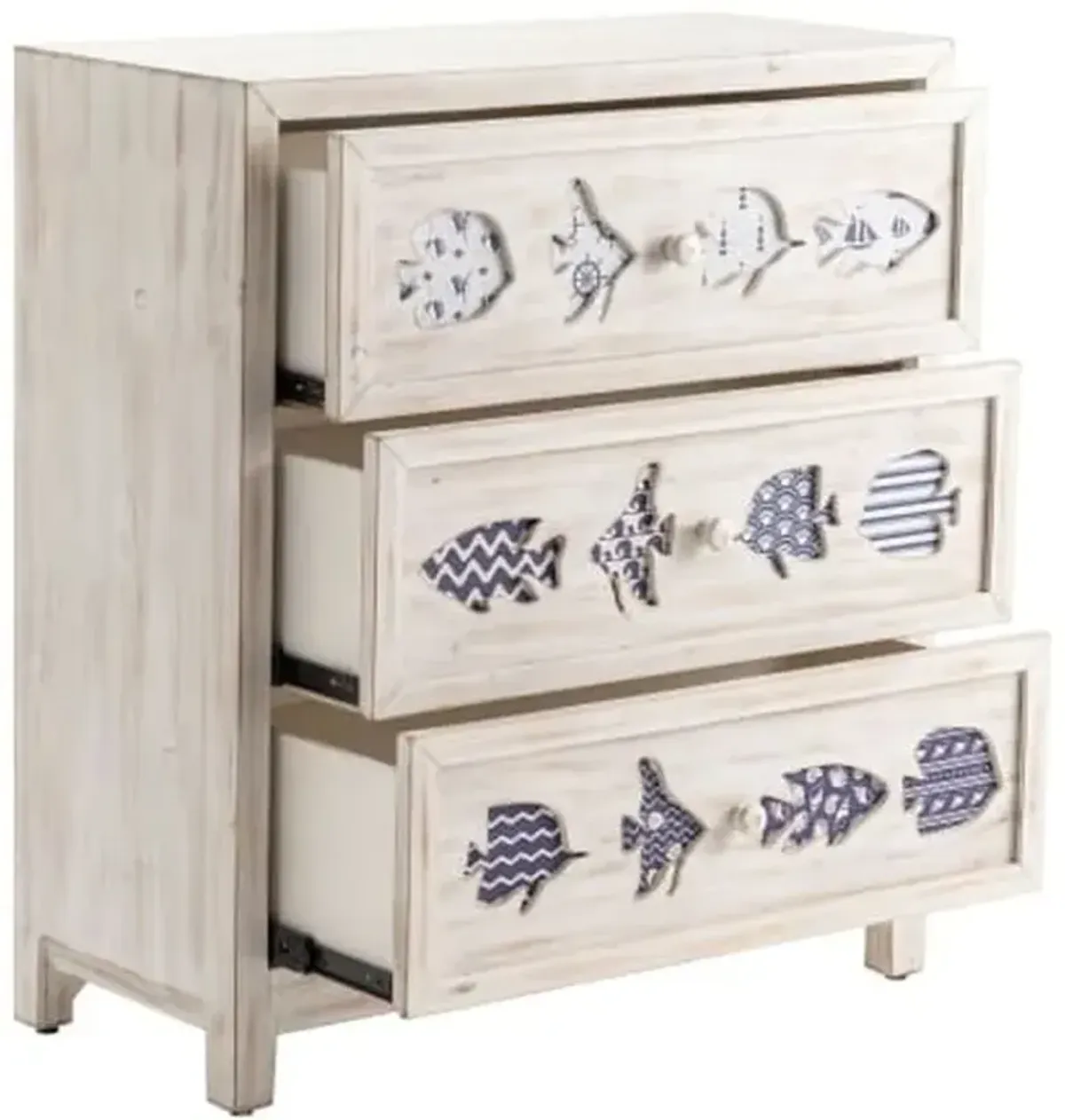 HATTERAS WHITE WASH CHEST