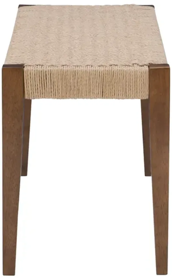 Powell Cadence Dining Bench Brown