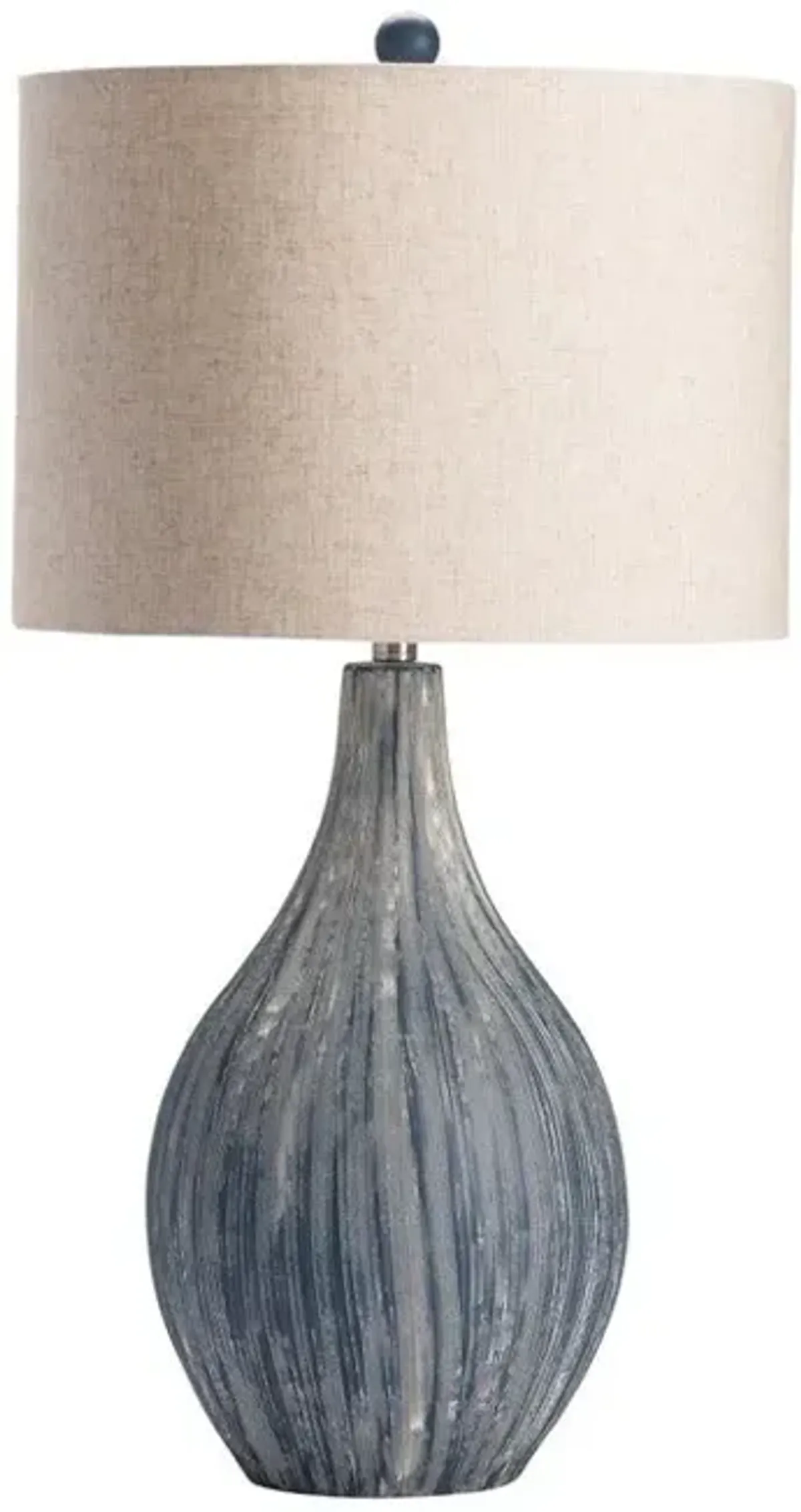 Crestview Dillon Dark Blue/Gray Table Lamp