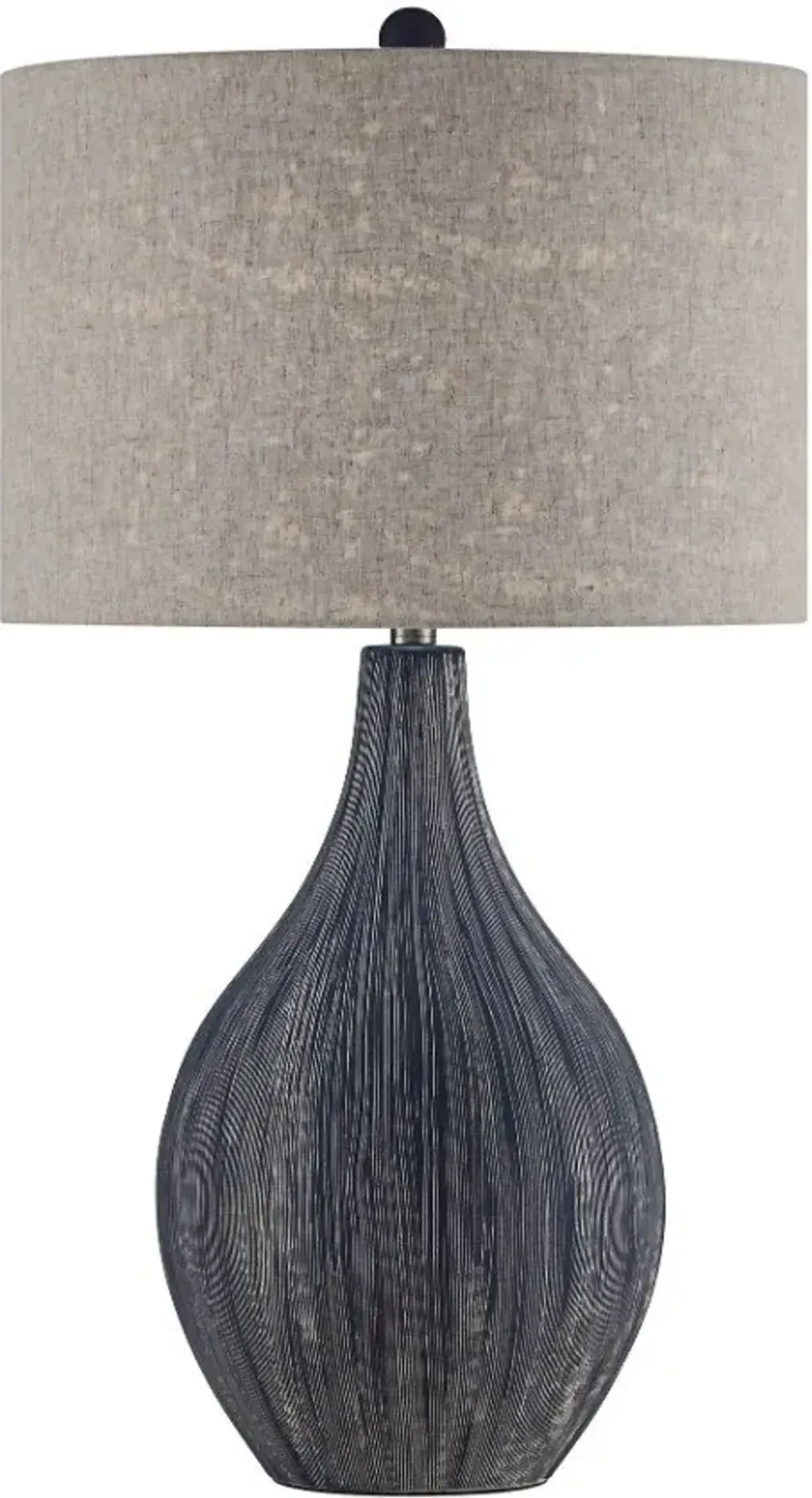 Crestview Dillon Dark Blue/Gray Table Lamp