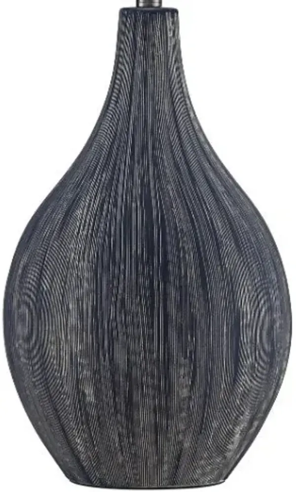 Crestview Dillon Dark Blue/Gray Table Lamp