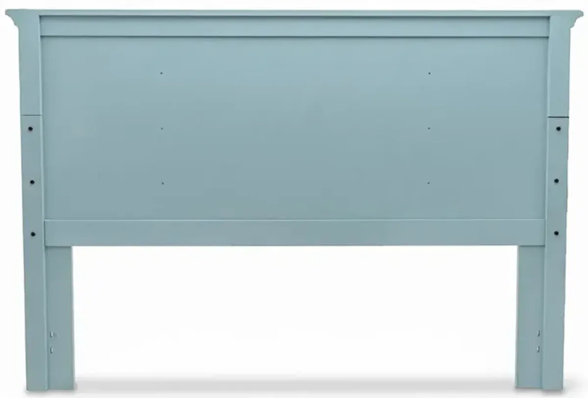 Seawinds Monaco Bleu Finish King Headboard