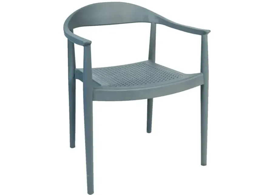 OUTDOOR KENNEDY ARMCHAIR IN ANTHRACITE