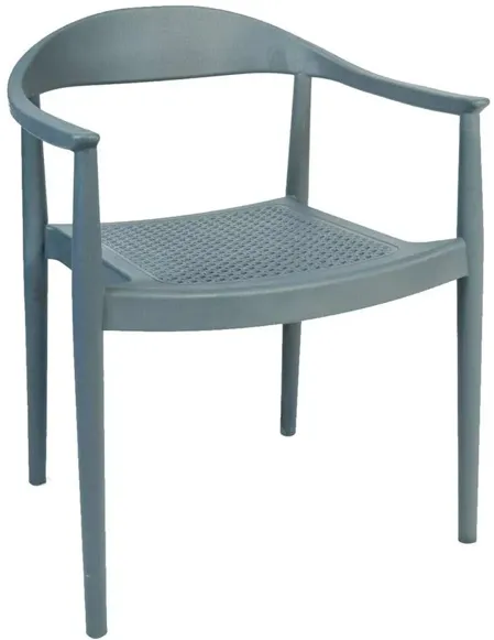 OUTDOOR KENNEDY ARMCHAIR IN ANTHRACITE