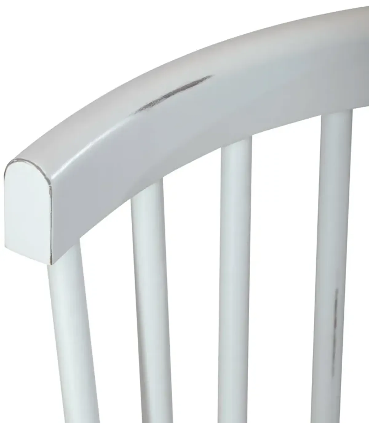 Liberty Furniture Capeside Cottage Porcelain White Spindle Back Side Chair