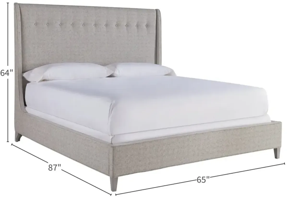 Universal Midtown Coconut Metal Queen Bed