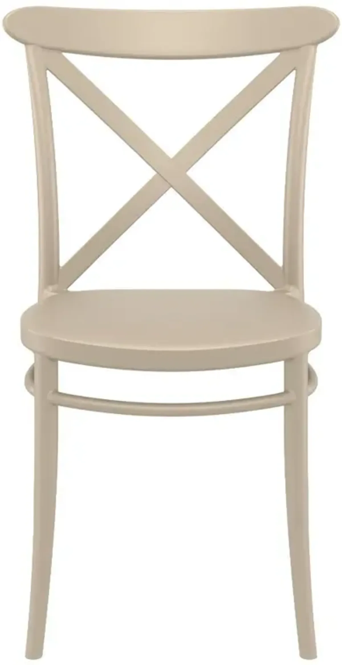 Compamia Cross Resin Outdoor Patio Chair Taupe