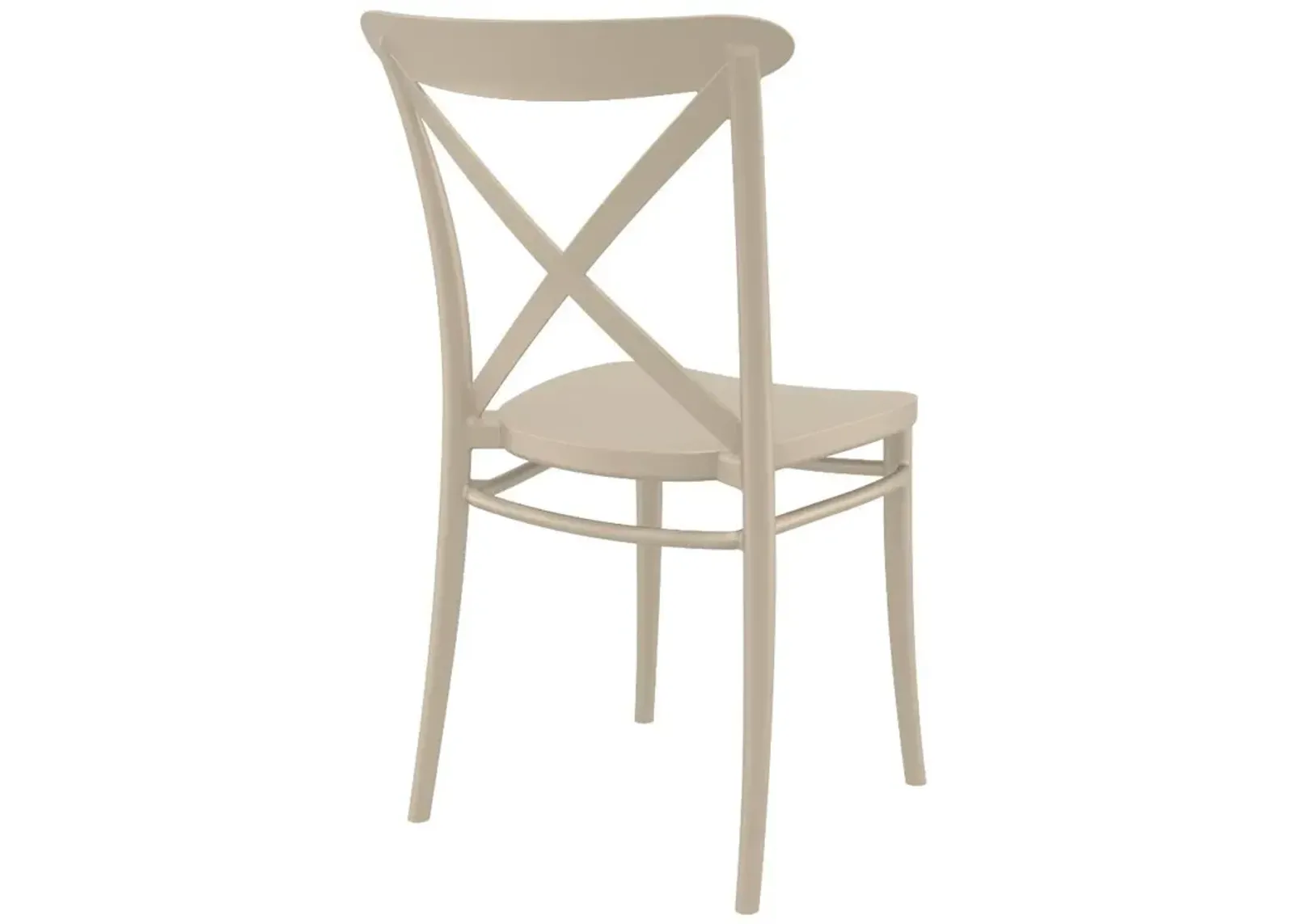 Compamia Cross Resin Outdoor Patio Chair Taupe