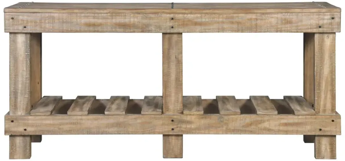 Ashley Susandeer Brown Console Sofa Table