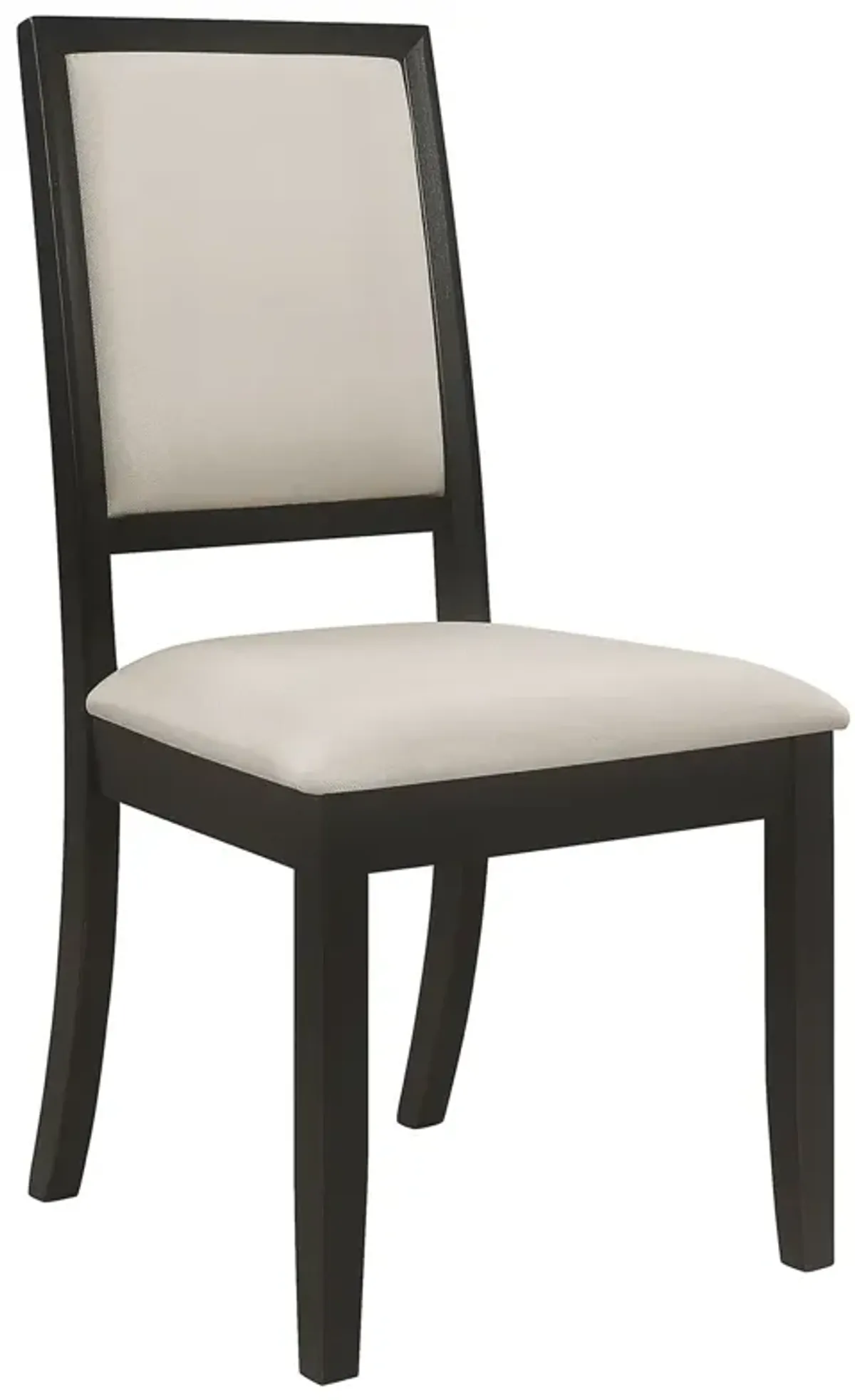 Coaster Louise Upholstered Wood Dining Side Chair Black