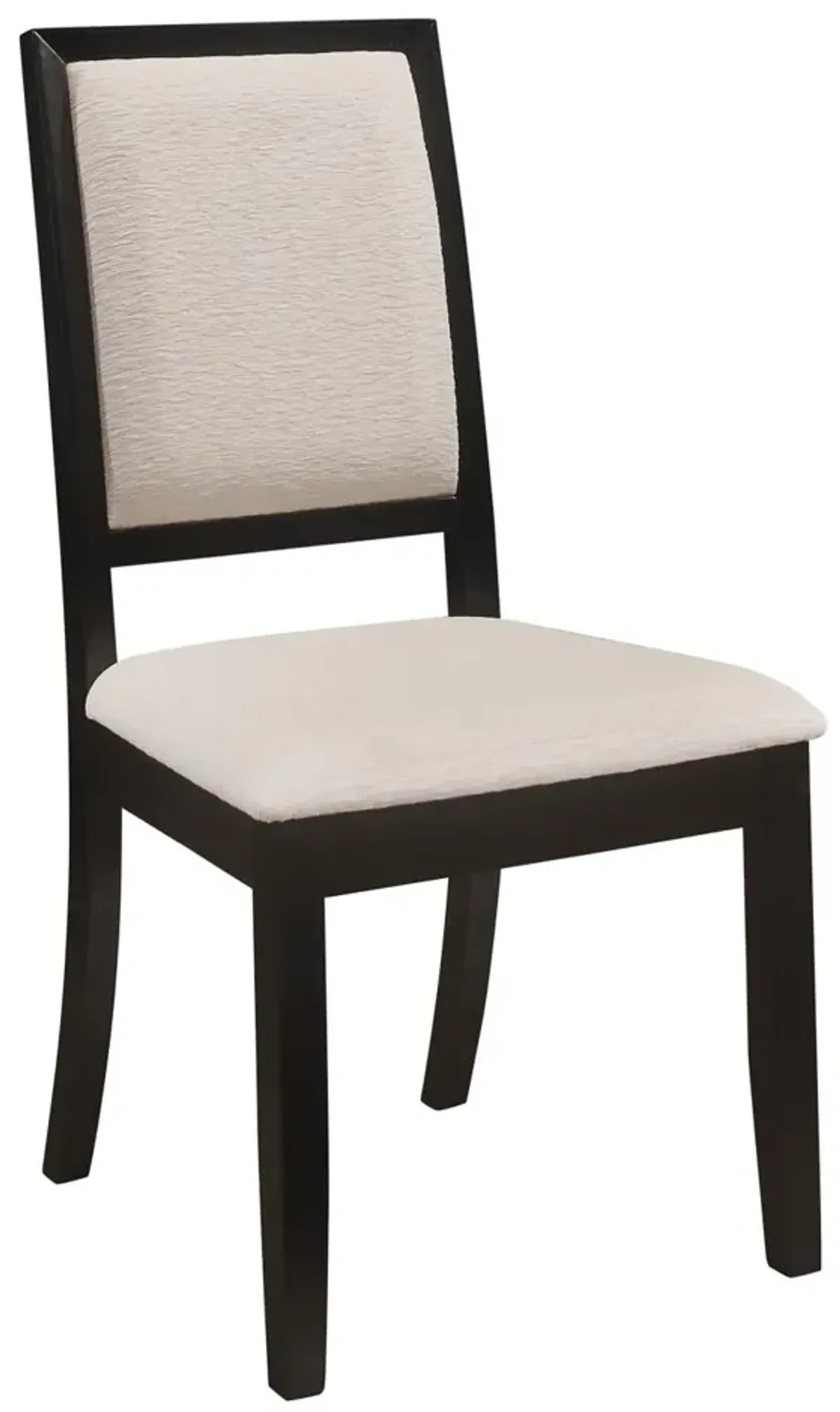 Coaster Louise Upholstered Wood Dining Side Chair Black