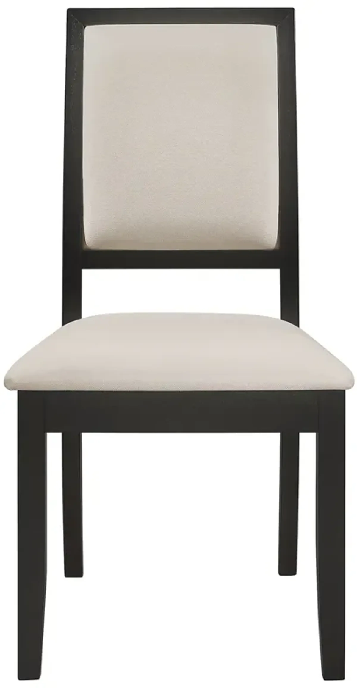 Coaster Louise Upholstered Wood Dining Side Chair Black