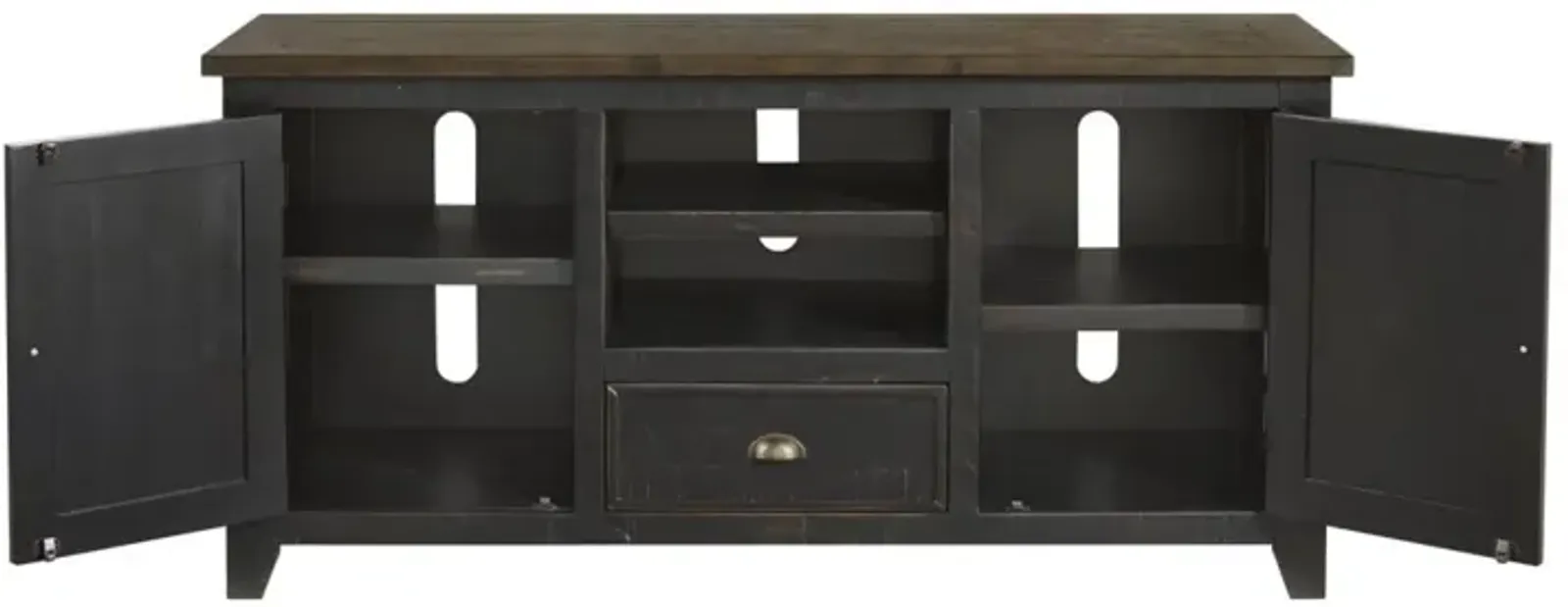 Martin Svensson Monterey 60 Inch TV Stand in Black & Brown